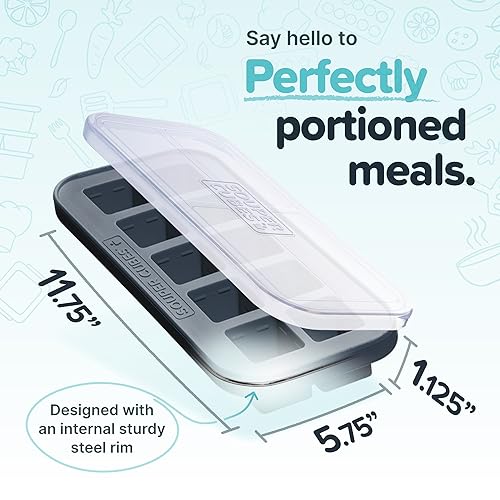 2 Tbsp Silicone Freezer Mold with Lid