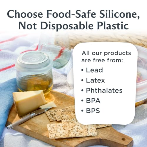 Premium Reusable Silicone Stretch Lids (3 Count)