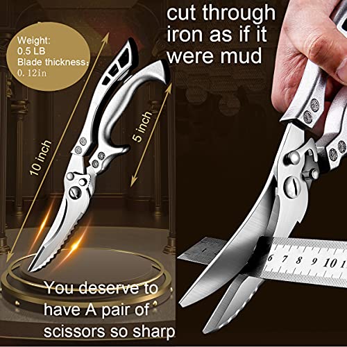 Upgrade Heavy Duty Stainless Steel Kitchen Scissors