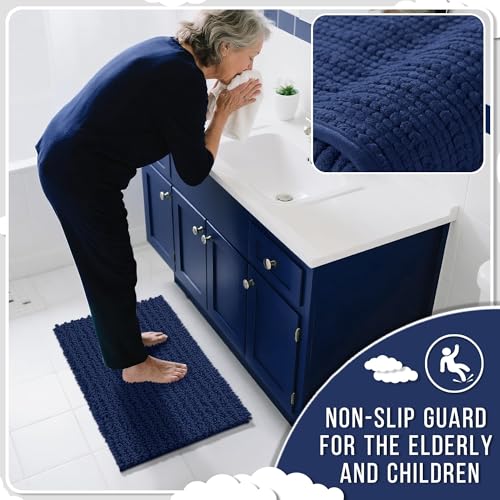 Large Bathroom Rugs Non Slip Washable 36x24 Inch (6.0333 Sq Ft)