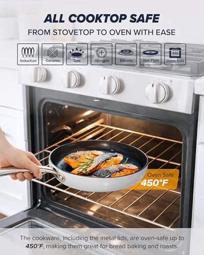 Essential Series 5PC Ceramic Cookware Set PFAS