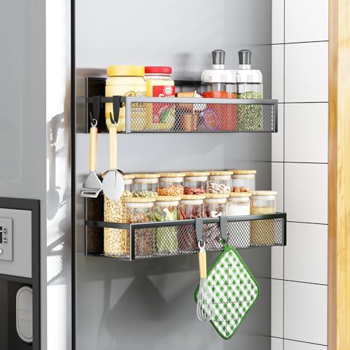 Magnetic Spice Rack for Refrigerator (2 Count)