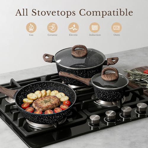 25 Pcs Pots and Pans Set