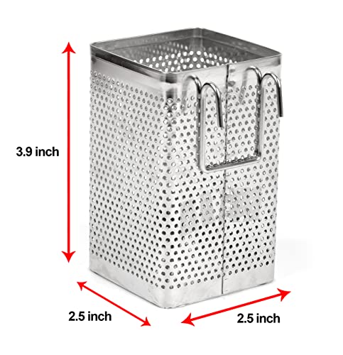 Kitchen Utensil Chopsticks Perforated Holder with Hooks