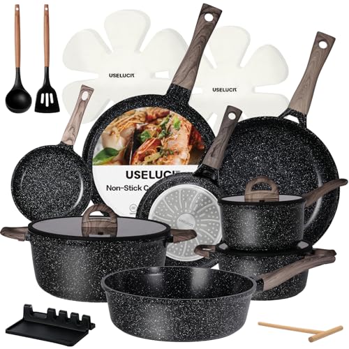 22 Piece Ceramic Cookware Set