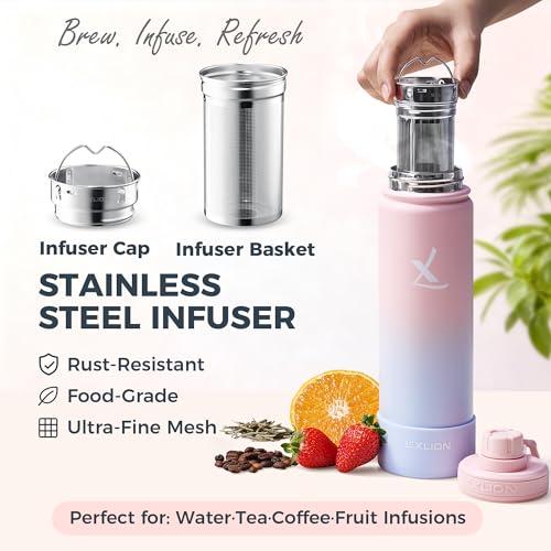 Tea Infuser Water Bottle 32 Oz