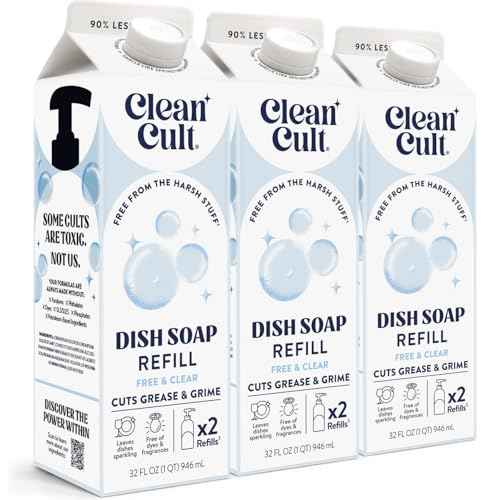 Dish Soap Liquid Refills (96 Fl Oz)