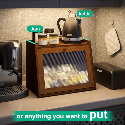 Large Bread Box for Kitchen Counter