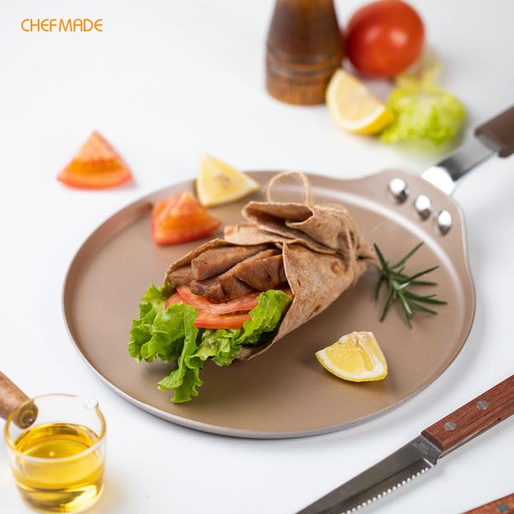 Crepe Pan with Bamboo Spreader