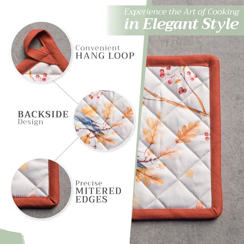 Pot Holders 100% Cotton Potholders (2 Count)