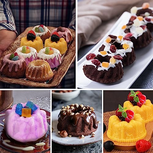 2 Pcs Mini Fluted Cake Pan (2 Count)