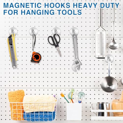 Magnetic Hooks Magnet Hook for Cruise Cabins 170LBS 12P Essentials (12 Count)