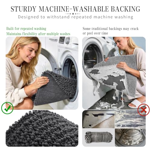 Bathroom Rugs Non Slip Washable