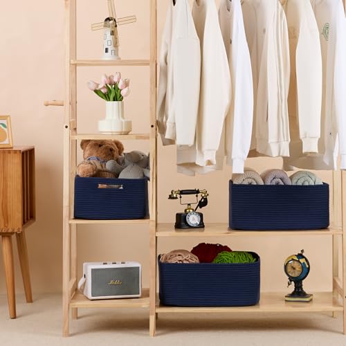 Large Storage Baskets for Shelves (3 Count)