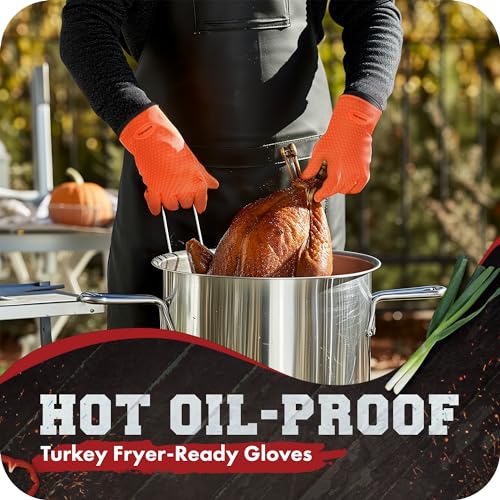 Silicone Smoker BBQ Gloves (2 Count)