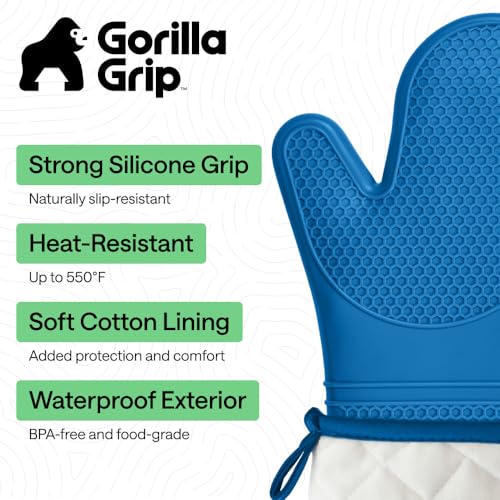 Silicone Oven Mitts (2 Count)