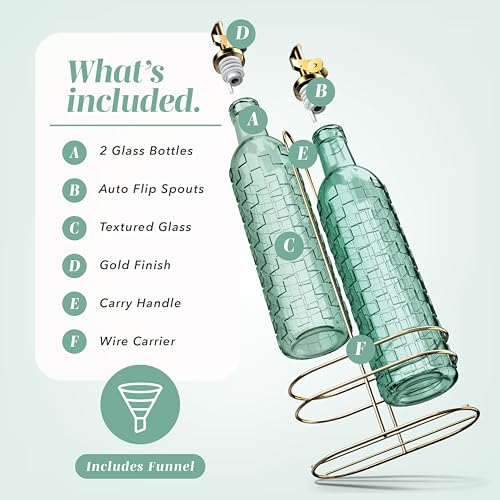 Glass Olive Oil Bottle Dispenser