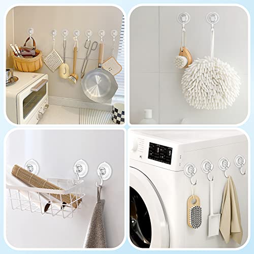 Suction Cup Hooks with Wipes (5 Count)