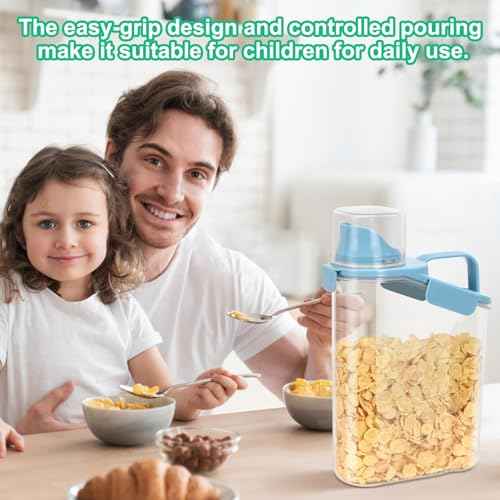 2 Pack Rice Container Cereal Storage Container 3.2 Quarts (2 Count)