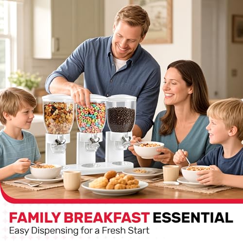 Triple Cereal Dispenser Countertop 2L