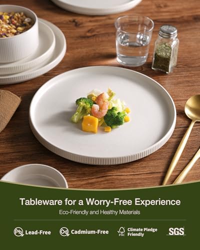 Star Stoneware Dinnerware Sets with Pasta Bowls (24 Count)
