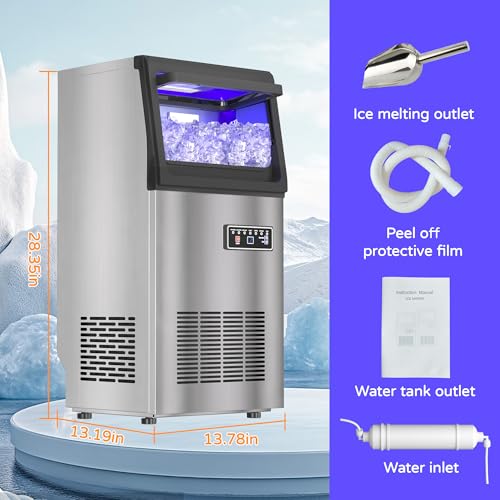 Commercial Pellet Ice Machine 80LB