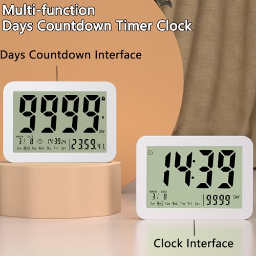 Digital Countdown Days Timer Clock