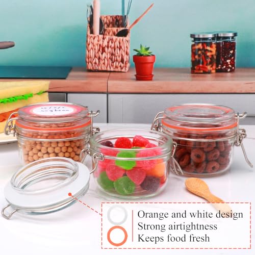5 oz Glass Jars with Lids (5 Ounce)
