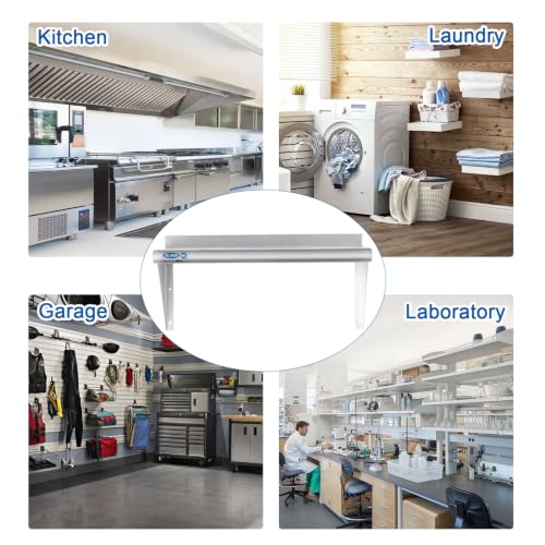 HARDURA Stainless Steel Shelf 12" x 24"