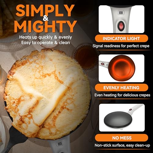 Instant Crepe Maker with Handle
