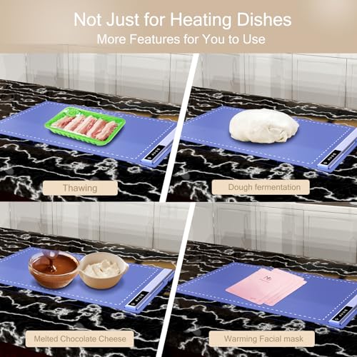 Foldable Silicone Electric Warming Tray (2 Count)