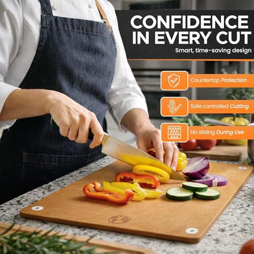 Earth’s Dreams Composite Wood Cutting Board 17” x 12” (3 Count)
