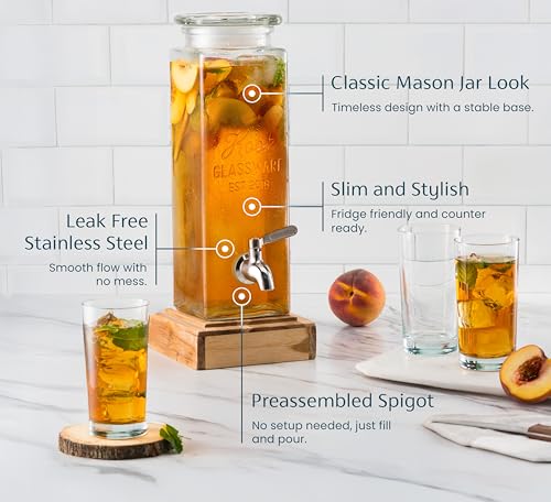 Glass Drink Dispenser