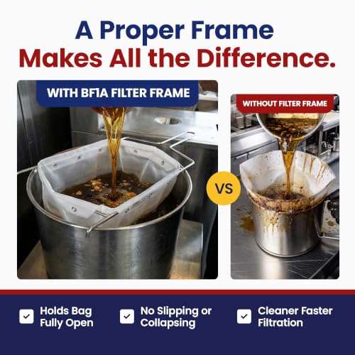 BF1A Fryer Oil Filter Bag Holder