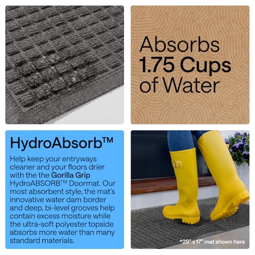 HydroABSORB Door Mat for Indoor Outdoor