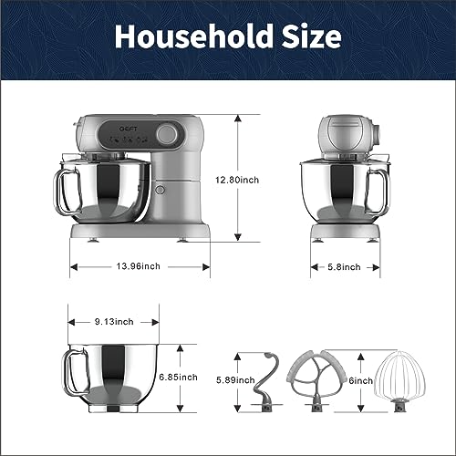 Stand Mixer 6QT Mixers Kitchen Electric Stand Mixer