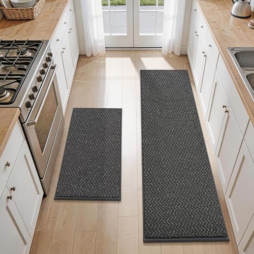 Kitchen Rugs Set of 2 Non