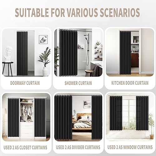Closet Door Curtain Room Divider Drapes