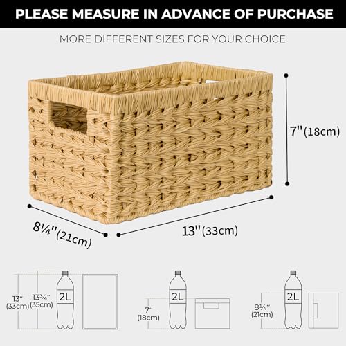 Wicker Storage Baskets (2 Count)