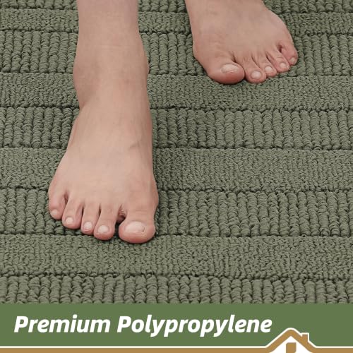 Kitchen Rugs Set of 2 Non Slip Washable 24"x36"+24"x60" (16 Sq Ft)