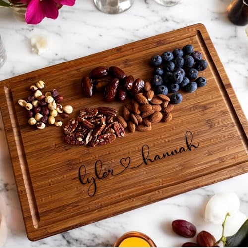 Handmade Personalized Bamboo Cutting Board