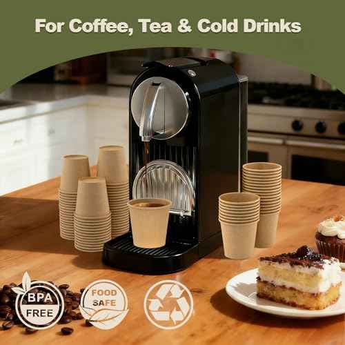 5 oz 600 Pack Disposable Coffee Cups (600 Count)