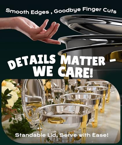 Chafing Dishes for Buffet 4 Pack