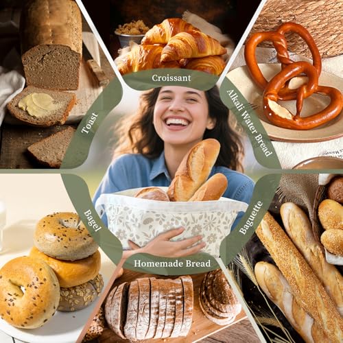 Bread Bags Reusable Beeswax Bread Bags for Sourdough