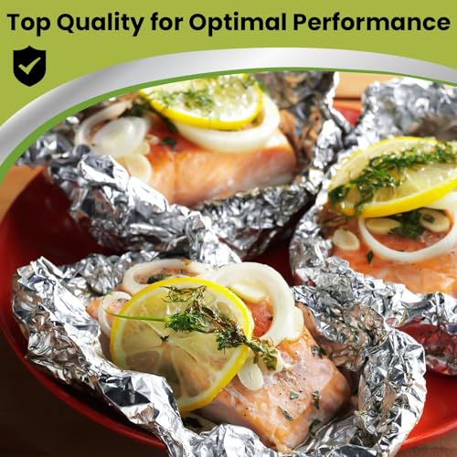 200 Pre Cut Aluminum Foil Sheets
