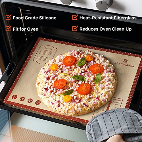 2 Pack 26"x16" & 11"x16" Extra Thick Silicone Baking Mat Set (2 Count)