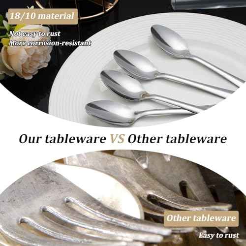 Windsor 96 Pcs Stainless Steel Dinner Spoons (96 Count)