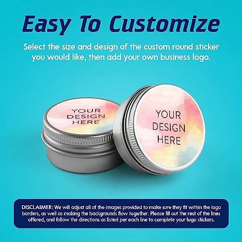 100 Custom Vinyl Stickers (100 Count)