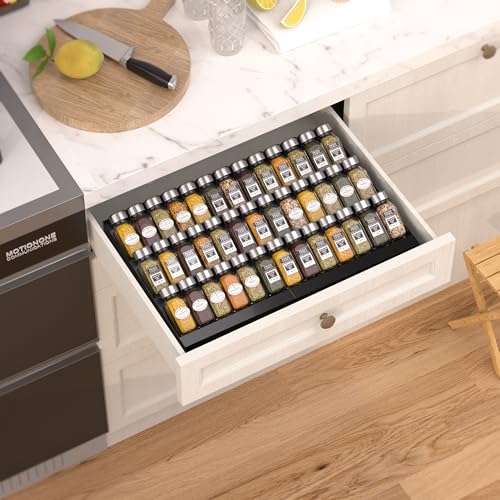 Expandable Metal Spice Drawer Organizer (2 Count)