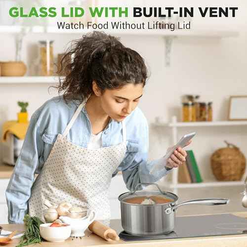 2 Quart Stainless Steel Saucepan